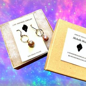 🆕Live Inspired Womans 14k Gold-filled high-lust Cultured Pearl Earring❤️MSRP:$55